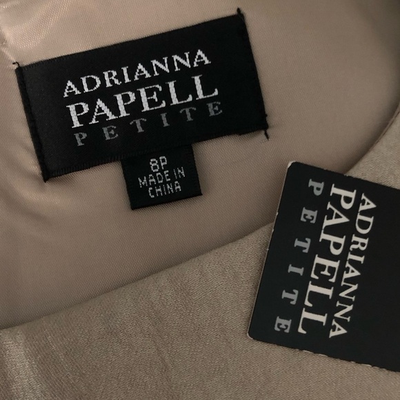 NWT Adrianna Papell Beaded Sleeveless Midi Dress - Picture 5 of 6